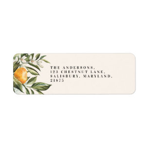 Zitrusorange Blüte botanischer rustikaler Brautchi