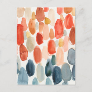 Zitrussaison - Korallen und Blausteine Postkarte