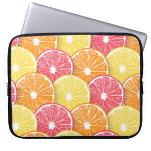Zitrusscheiben Laptopschutzhülle