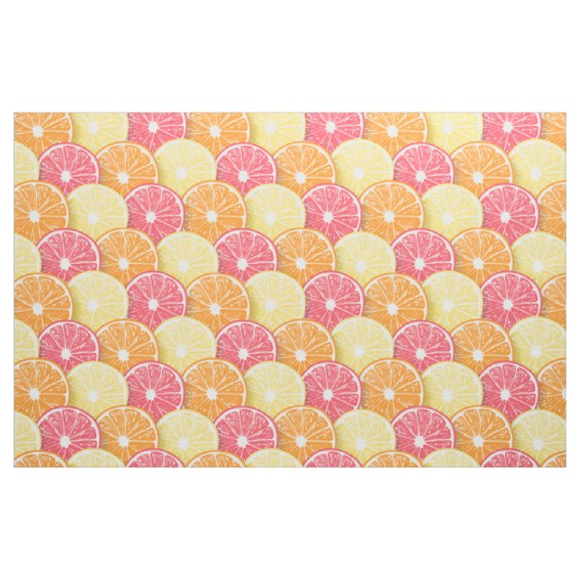 Zitrusscheiben Stoff (Fat Quarter (45,7 x 55,9 cm))