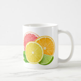 Zitrusscheiben Tasse