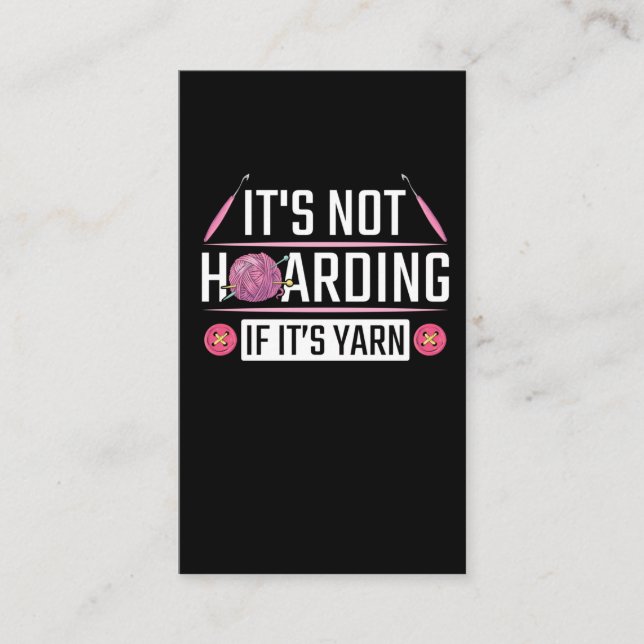 Zittergarn Knitter Visitenkarte (Vorderseite)