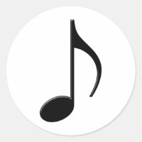 Zittern - Achtelnote-Musik-Symbol