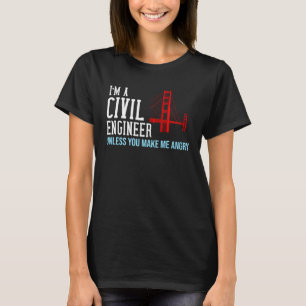 Zivil Engineer Bridge Engineering T-Shirt