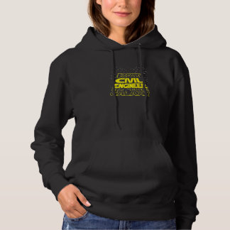 Zivil Engineer Cool Galaxy Job Hoodie