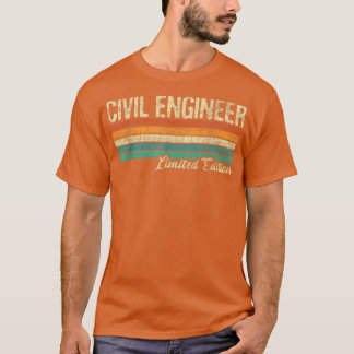 Zivil Engineer Ltd EditionBridge Builder Engineeri T-Shirt