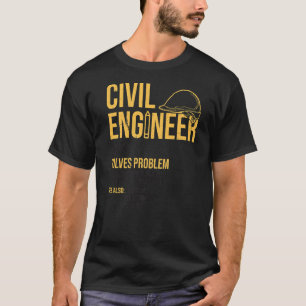 Zivil Engineer Noun Definition Technischer Verfass T-Shirt