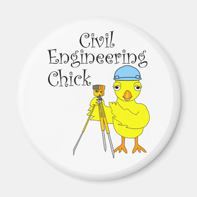 Zivil Engineering Chick Magnet (Vorne)