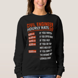 Zivil Engineering Stundensatz Zivil Engineering E Sweatshirt