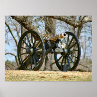 Zivil War Brass Cannon