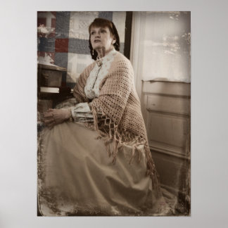 Zivil War Harriet Beecher Stowe Vertikale Print Poster