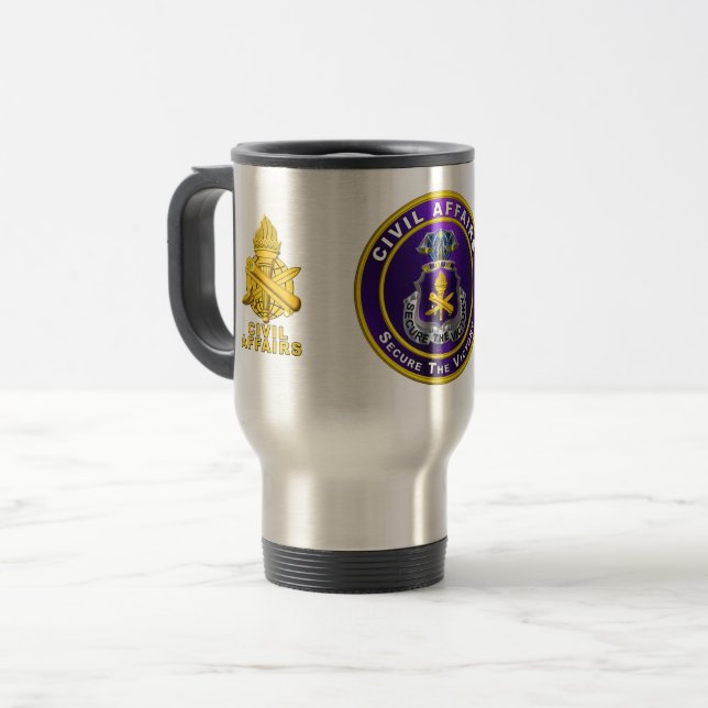 Zivilangelegenheiten Tasse (Vorderseite Links)