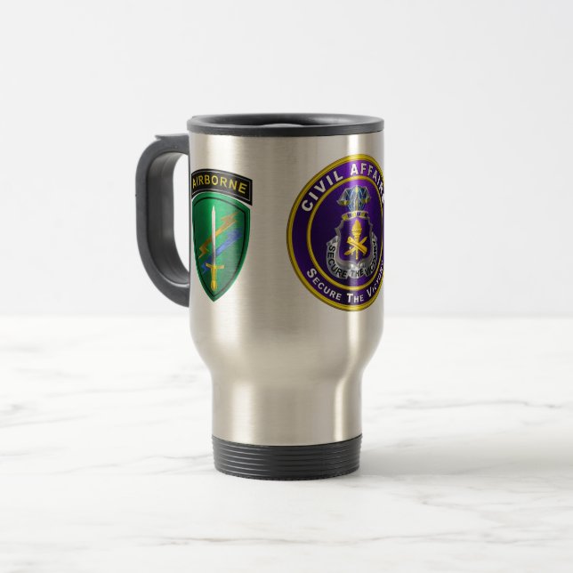 Zivilangelegenheiten Tasse (Vorderseite Links)