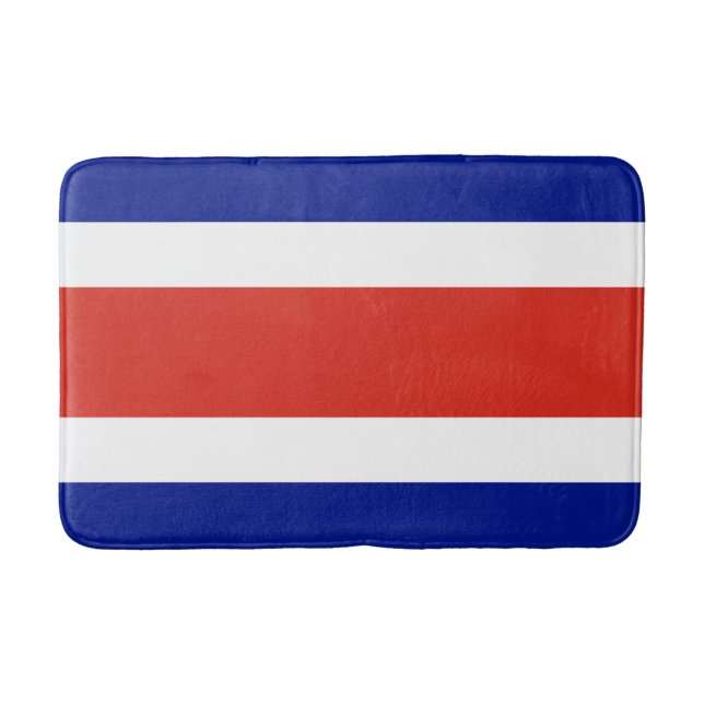 Zivile Flagge Costa Ricas Badematte (Vorderseite)