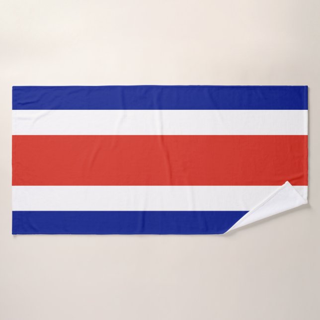 Zivile Flagge Costa Ricas Badhandtuch Set (Badehandtuch)