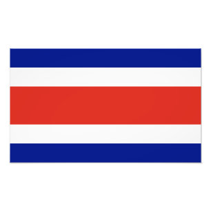 Zivile Flagge Costa Ricas Fotodruck