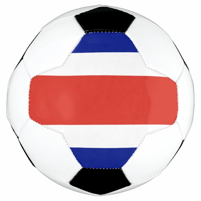 Zivile Flagge Costa Ricas Fußball (Vorderseite)