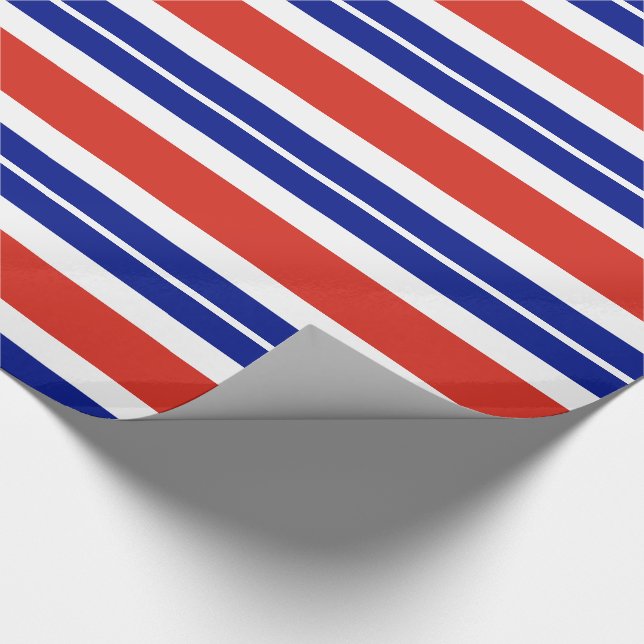 Zivile Flagge Costa Ricas Geschenkpapier (Ecke)