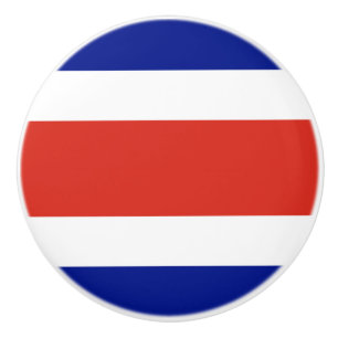Zivile Flagge Costa Ricas Keramikknauf