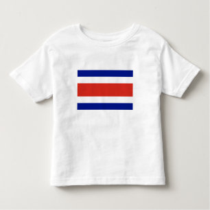 Zivile Flagge Costa Ricas Kleinkind T-shirt