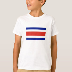 Zivile Flagge Costa Ricas T-Shirt