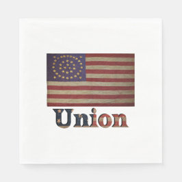 Zivile Gewerkschaft Flag ✨ antike Geschichte Serviette