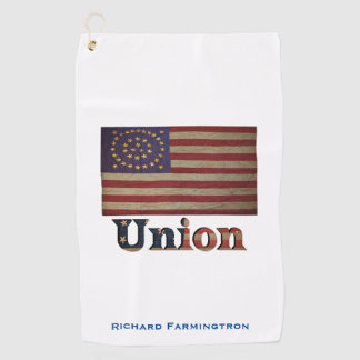 Zivile Gewerkschaft Phantastisch Charming Flag Cla Golfhandtuch