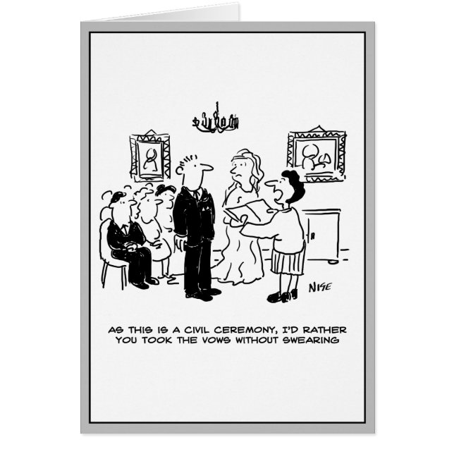 Zivile Hochzeitsfeier in einer Kanzlei (Vorne)