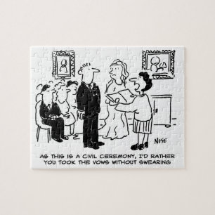 Zivile Hochzeitsfeier in einer Kanzlei Puzzle