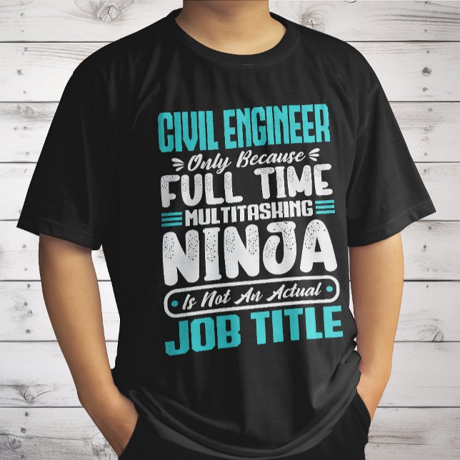 Zivile Ingenieurberufe T-Shirt (Von Creator hochgeladen)
