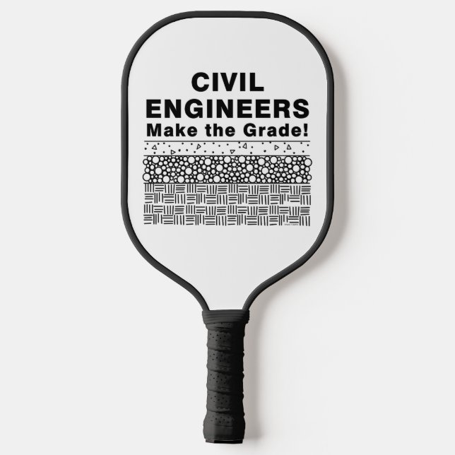 Zivile Ingenieure machen die Note Pickleball Schläger (Rückseite)