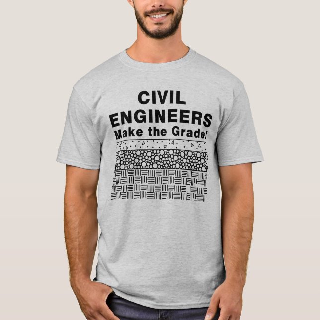 Zivile Ingenieure machen die Note T-Shirt (Vorderseite)