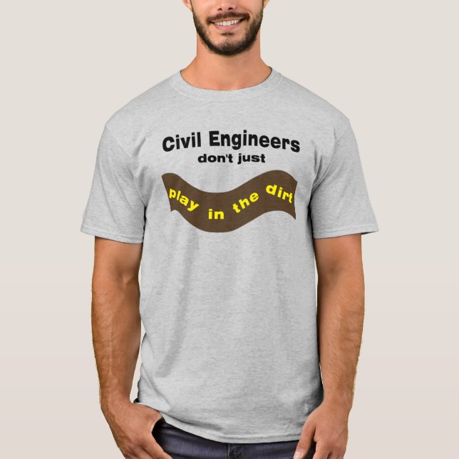 Zivile Ingenieure spielen T-Shirt (Vorderseite)