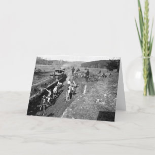 Zivile Kriegs-Eisenbahn bei Clifton, Virginia, Karte