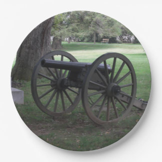Zivile Kriegs-Kanone Gettysburg Pappteller