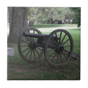 Zivile Kriegs-Kanone in Gettysburg Fliese