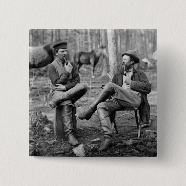 Zivile Kriegs-Rohre, 1864 Button (Vorderseite)