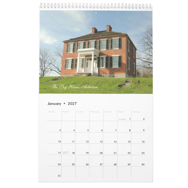 Zivile Kriegs-Schlachtfelder 2012 Kalender (Jan 2027)