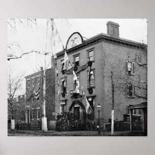 Zivile Kriegskleidung, 1865 Poster