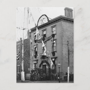 Zivile Kriegskleidung, 1865 Postkarte