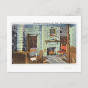 Zivile Kriegszeit 18 Pounders en Barbette Postkarte