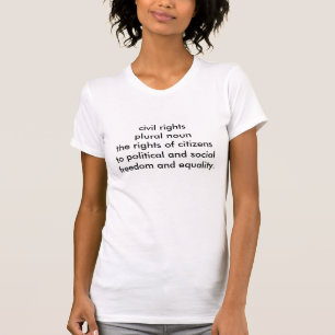 ZIVILE RECHTE zerstörten T T-Shirt