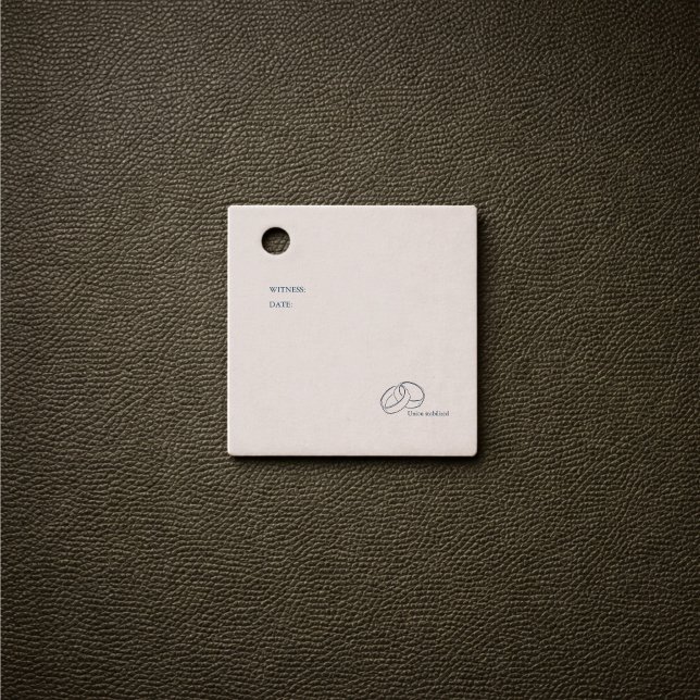 Zivile Trauung Nicht-traditionelle Hochzeit Geschenkanhänger (Civil Ceremony Gift Tag)