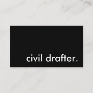 ziviler Drafter. Visitenkarte