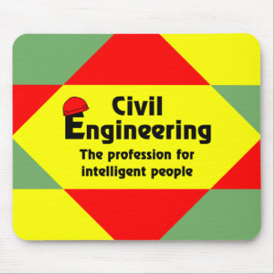 Ziviler Engineeringblock Mousepad