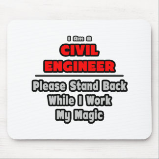 Ziviler Ingenieur ... Arbeit meine Magie Mousepad