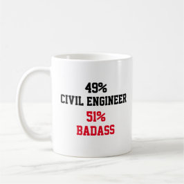 Ziviler Ingenieur Badass Kaffeetasse