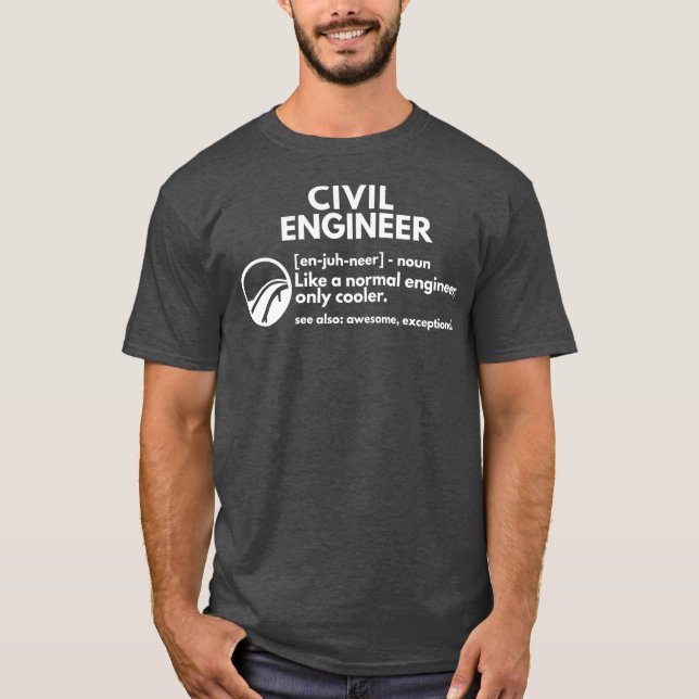 Ziviler Ingenieur Definition Hoch Engineering T T-Shirt (Vorderseite)