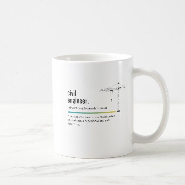 Ziviler Ingenieur Kaffeetasse (Rechts)