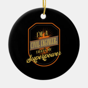 Ziviler Ingenieur Keramik Ornament